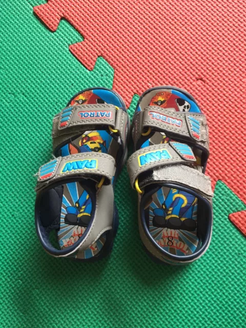 Cute Paw Patrol Sandals ! Size 8c Toddler