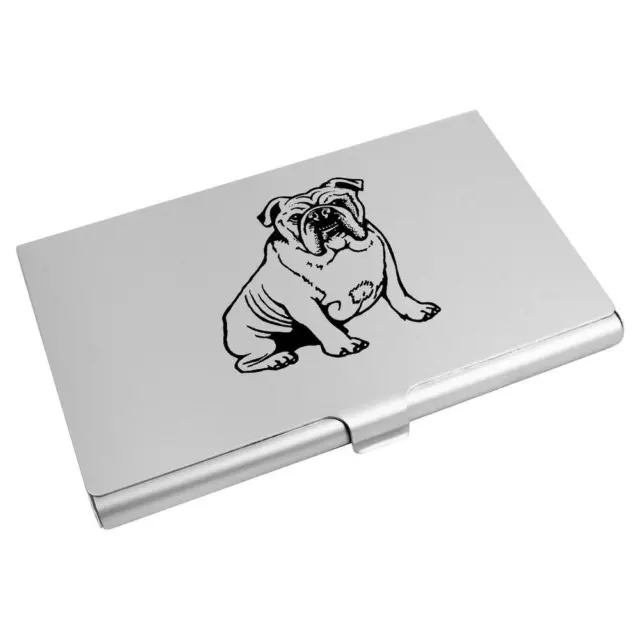 'English Bulldog' Business Card Holder / Credit Card Wallet (CH00015204)