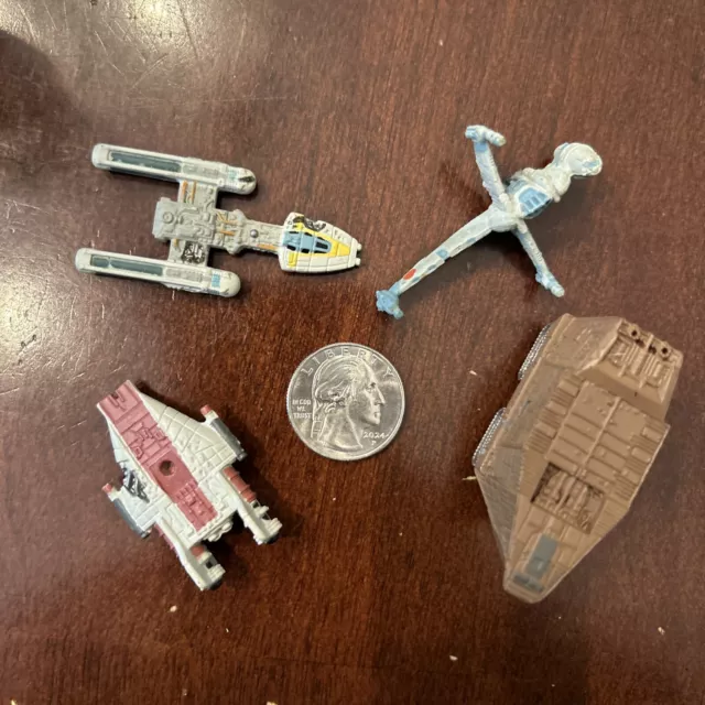 VTG Micro Machines Star Wars Lot Sandcrawler Tie Fighter 1993-94