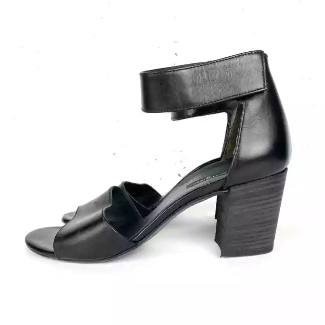 Paul Green Womens Mackenzie Heeled Sandals Black Ankle Strap Open Toe Size 7.5