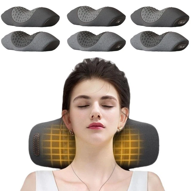 Elektrisches Massagegerät Zervikalkissen heiße Kompresse Vibrationsmassage P1Q6