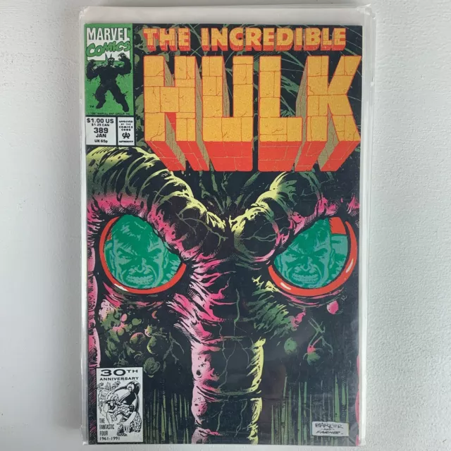 The Incredible Hulk #389 (Jan 1992, Marvel) January