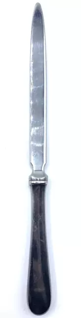 Kirk Stieff Sterling Silver Handle Letter Opener 7.75" Stainless