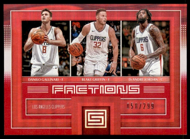 2017-18 Panini Status Factions Red #2 Gallinari/Griffin/DeAndre Jordan /299