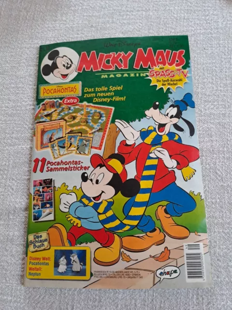 Micky Maus Comicheft Nr. 49/1995 komplett mit Beilagen