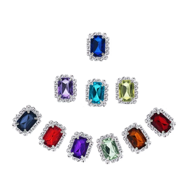 10 Stück Strass-Knöpfe, Frauen, Mädchen, Projekt, Dekoration, Basteln,