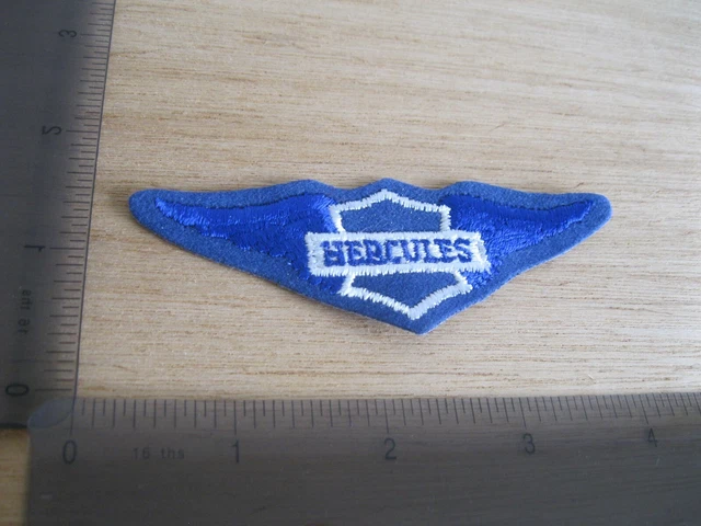 Hercules Wings Blau Motorrad Deutsch Aufnäher Abzeichen Engel 70Er 80Er Jahre Nähen Aufbügeln De