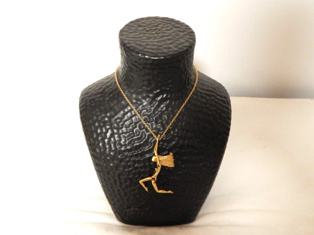 Collier Charles Jourdan Plaqué Or Avec Cristal - Occasion, Boule Necklace