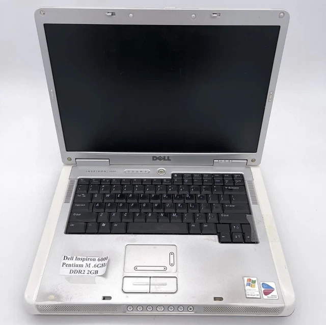 Dell Inspiron 6000 Pentium M .6GHz DDRz 2GB With Battery No HDD