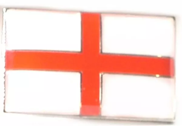 England Flag Metal Enamel Pin Badge St George's Cross Brooch