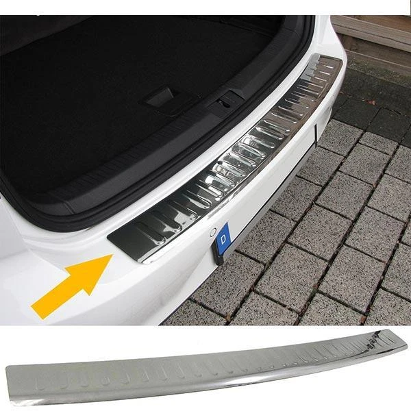 Kit Protection de Pare-Chocs arrière pour Ford Kuga 2012-2017 Pre-FL Brossé inox