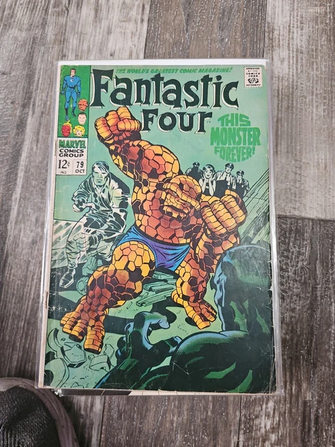 FANTASTIC FOUR #79 (1968) Mad Thinker Android, Stan Lee, Marvel Comics