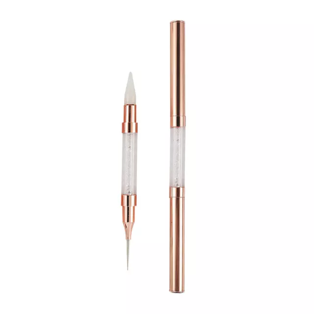 2X Nail Rhinestone Picker Dotting Tool Dual-Ended Nail Art Dotting Pen Nail Art 3