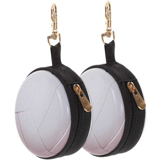 2PCS Creative Attractive Purse Key Holder Tiny Purse Zipper Change Wallet Bags