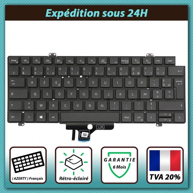 Clavier d'ordinateur portable US/RU/SP/BR, pour Dell Inspiron