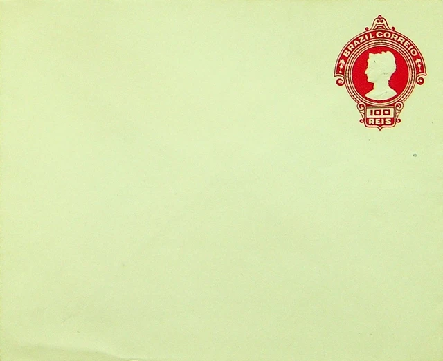 Sephil Brazil 100 Reis Fein Ungebraucht Postal Briefpapier Kuvert