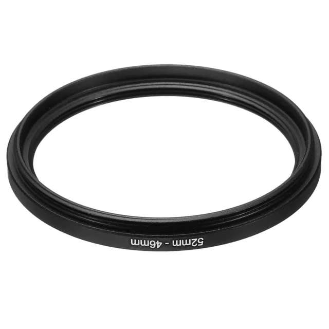 52mm-46mm Metal Step Down Ring Camera Lens Filter Adapter Ring Aluminum Filter 3