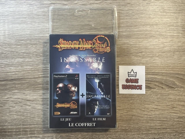 Shadow Man 2econd Coming + Incassable Coffret PS2 Neuf Blister Rigide Jeu Film