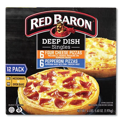 Red Baron FOOD,R BARON DEEP DISH,12 74924 SCHWAN\'S CONSUMER BRANDS, INC. Red