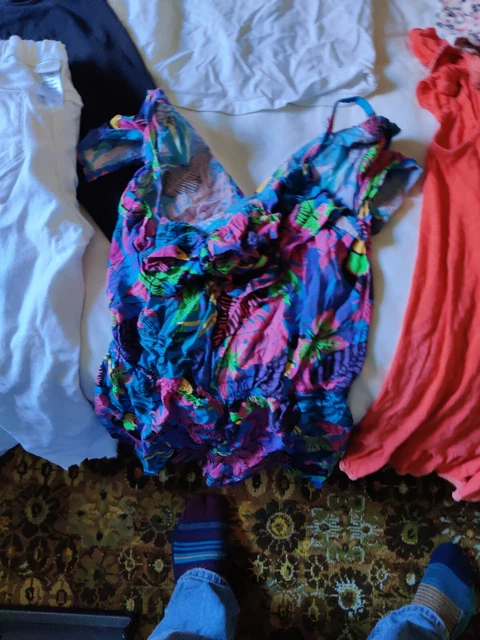 Pacchetto vestiti ragazze 14 articoli 3-4 e 7-8 anni incluso abito congelato Disney 5