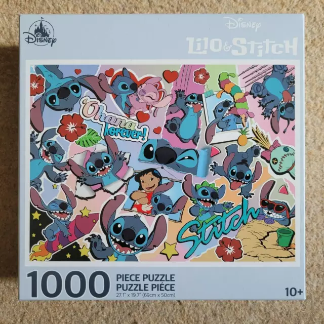 Puzzle 1000 Pièces Lilo et Stitch Disney Store Ohana forever