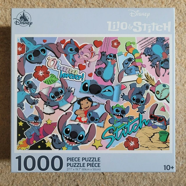 Puzzle 1000 Pièces Lilo et Stitch Disney Store Ohana forever