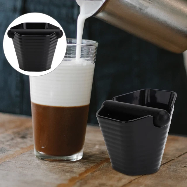 Coffee Grounds Container Mini Espresso Powder Bin Grinds Knock Pearlescent