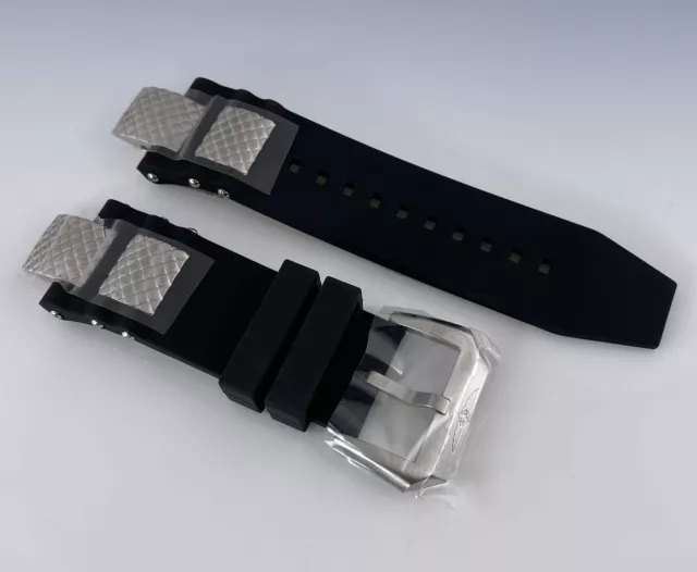 Genuine INVICTA Subaqua Noma III Stainless St Insert Black Poly WATCH Strap BAND