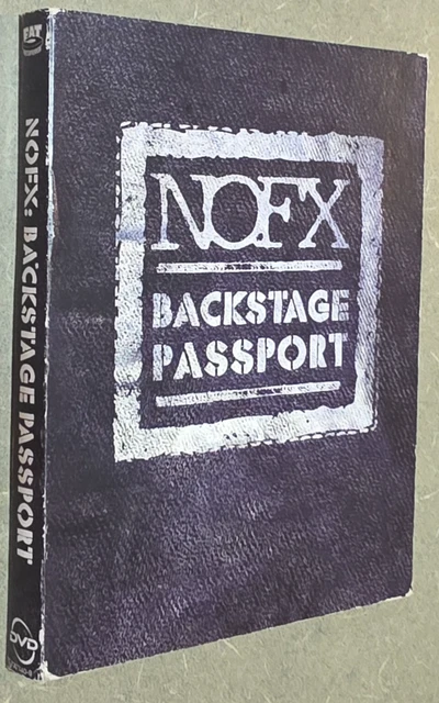 NOFX DVD BACKSTAGE Passport $13.95 - PicClick AU