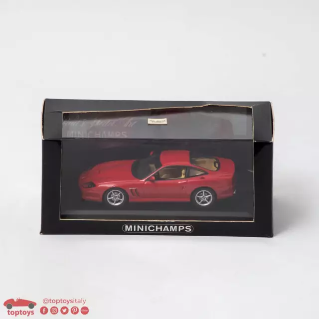 PAUL'S Model Art. MINICHAMPS Ferrari 550 Maranello 1996 Rouge 1:43 MIB