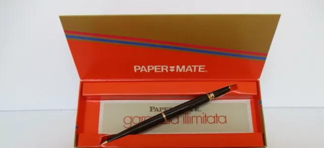 Parure Penna Papermate + Portachiavi Argento 800 Anni '80 3