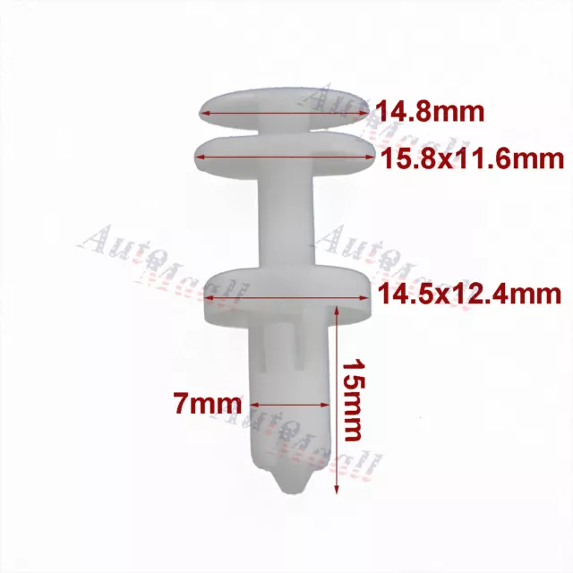 100 DOOR TRIM PANEL PUSH TYPE RETAINER CLIP for 15960325 GM TRUCK CHEVROLET GMC 2