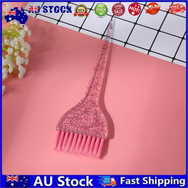 AU Hair Dye Brush Hair Coloring Applicator Comb Hair Styling Salon Tool (Pink)