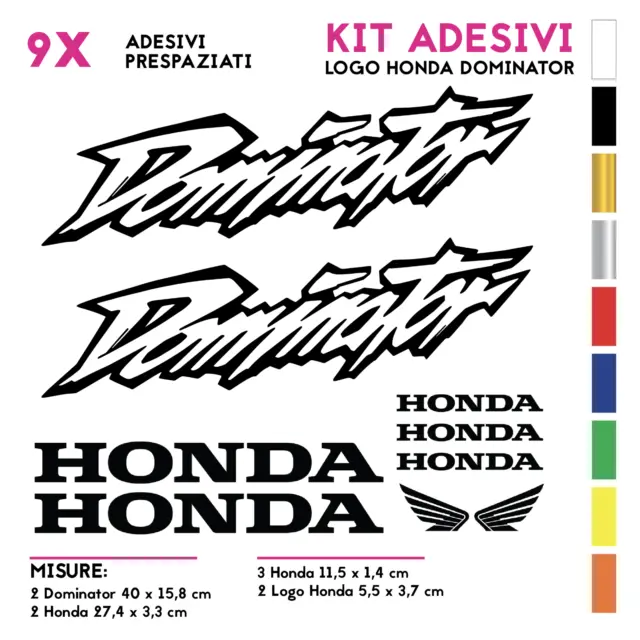 Kit Adesivi Honda Dominator Colori A Scelta