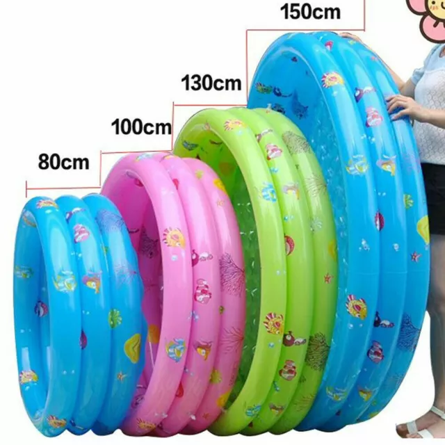 Inflatable Childrens Kids Toddler Infant Garden Swimming Paddling Splash Pool