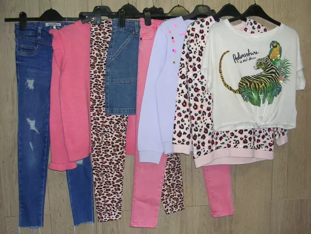 M&S Bluezoo NEW LOOK etc Girls Bundle Tops Skirt Leggings Jeans Age 10-11 146cm
