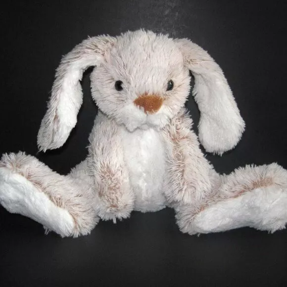 Melissa & Doug Burrow Rabbit Bunny Sitting Plush 9"
