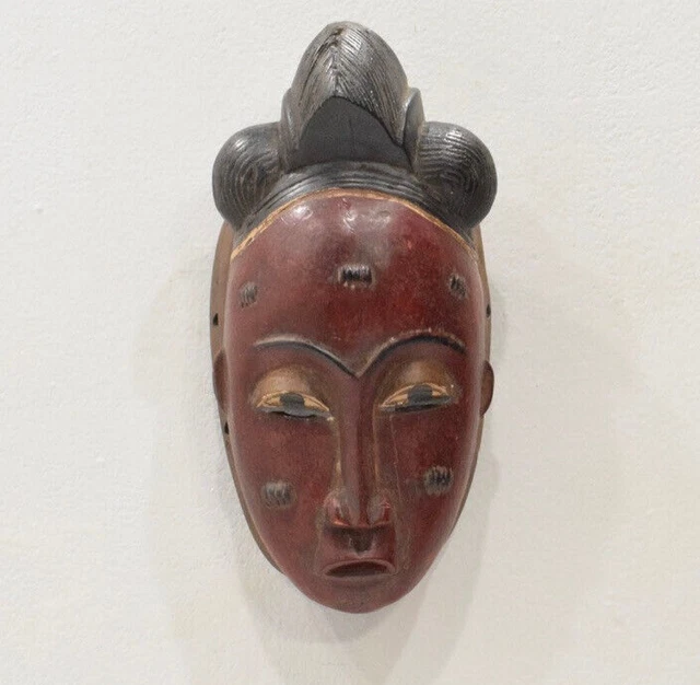 African Mask Baule Tribe Passport Mask Mali