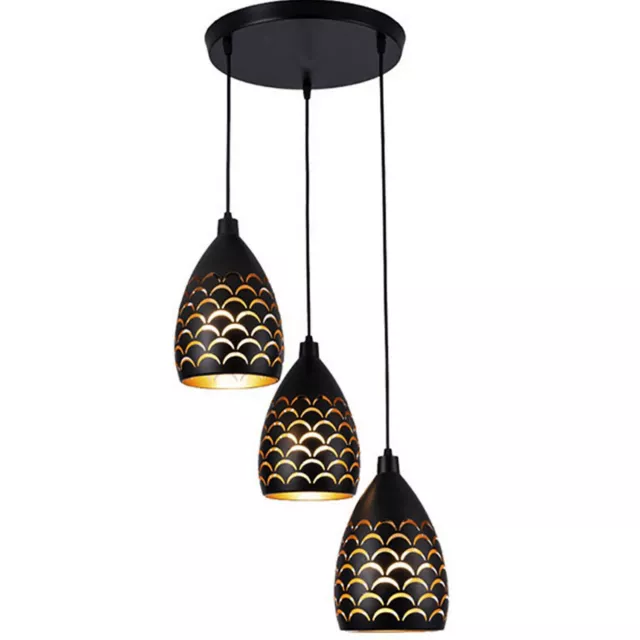 Modern 3 Way Cluster Lamp Chandelier Ceiling Lamp Shade Hanging Pendant Lights.