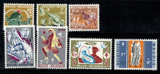 Belgique 1959 Mi. 1167-1173 Neuf ** 100% Contre la tuberculose, le folklore, la
