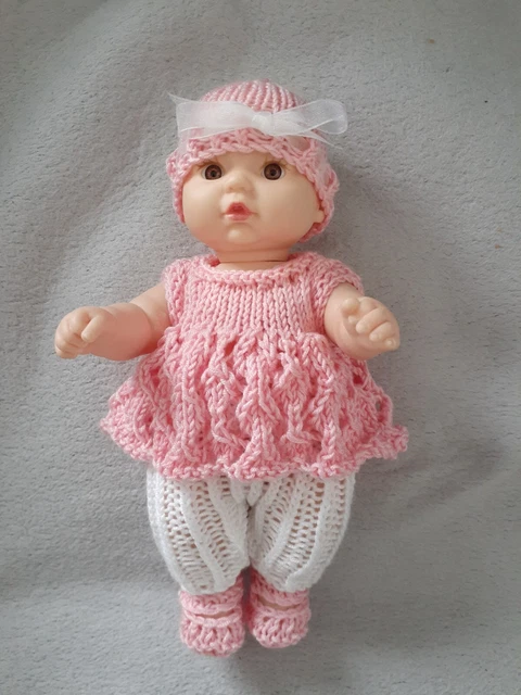HAND KNITTED DOLLS clothes Four Piece Set fit 20cm 8 inch Berenguer doll 11.00 PicClick AU
