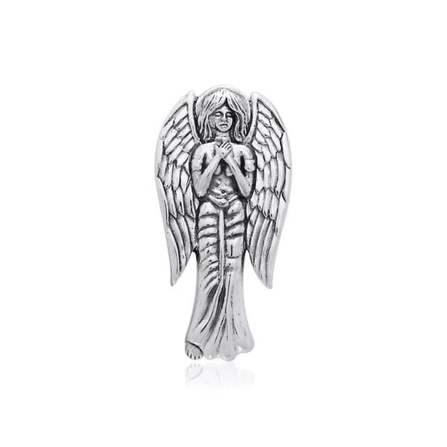 Archangel Sariel .925 Sterling Silver Pendant by Peter Stone Jewelry Fine