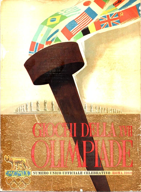 Livre Vintage : Automobile Club D'Italia - XVII Olimpiade Roma 1960 - Itinerari ENIT