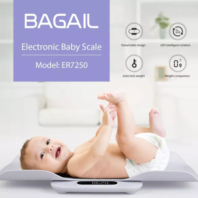 Universal Digital Weighing Scale for Infant, Pet, Toddler and Adult, Max Weight