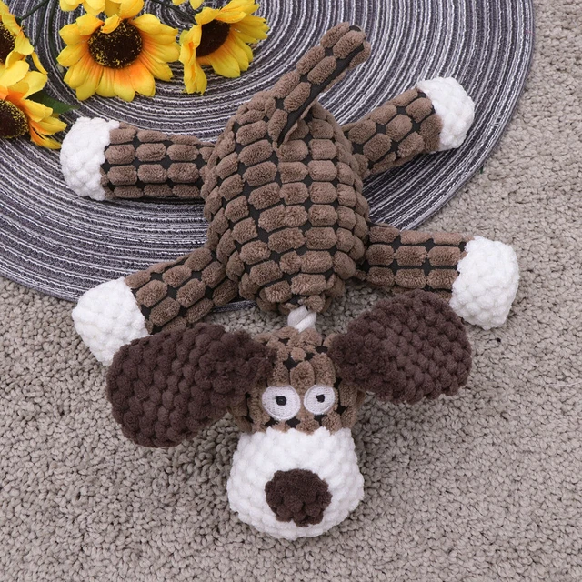 Giocattoli per cani peluche cartone animato cane creativo giocattolo da masticare giocattolo per cane giocattoli forniture ufficio ristorante