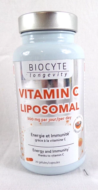 Biocyte Vitamine C Liposomal 30 Gelules - 09/2024