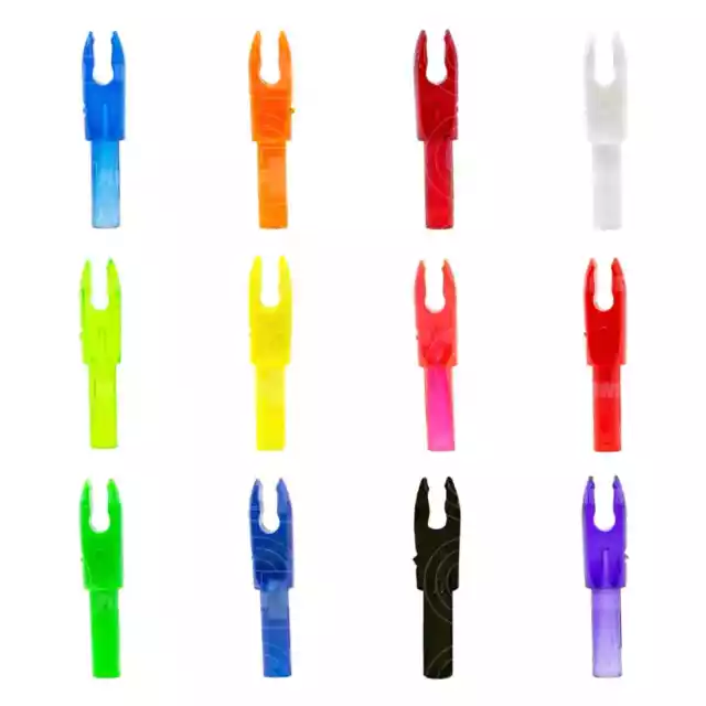 Bohning 4mm F Archery Arrow Nock (12 Pack)