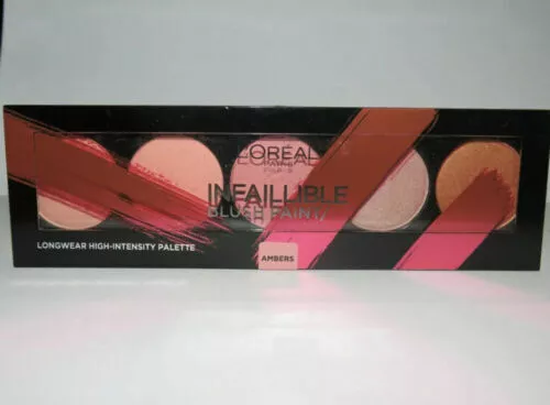 L`Oreal Paris unfehlbare errötete Farbpalette 5 Errötungspalette integrierter Spiegel