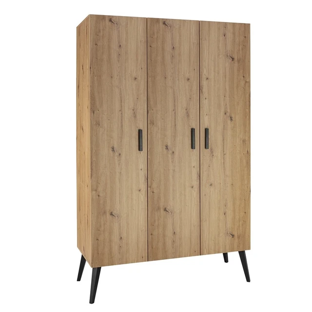 Schardt Morris Oak Schrank 3 Türen Dekor Artisan Oak 194x120x53 cm NEU
