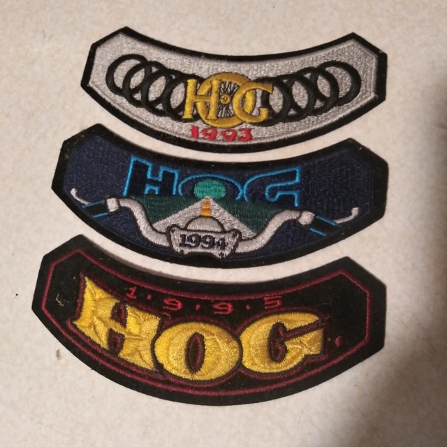 harley iron on patches